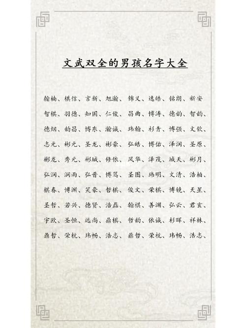 男孩叫李什么比较好听