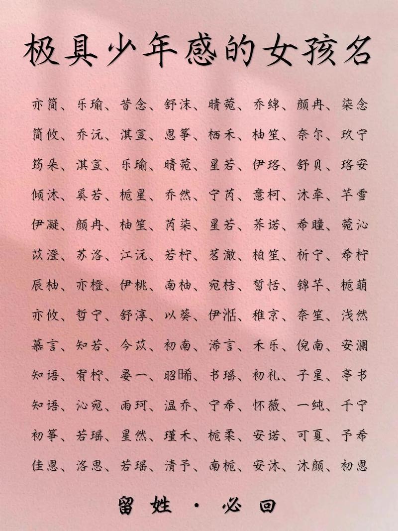 名字的构成